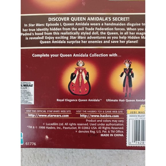 1998 NIB New Star Wars Episode I Queen Amadala Coll 12" Action Figure Hasbro - Picture 4 of 5